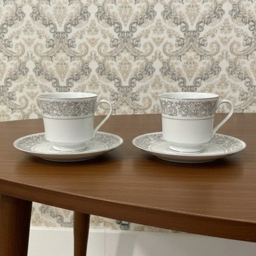 Brookwood Porcelain by Interpace Corporation‎ M2001 Santiago 2 Cups & Saucers